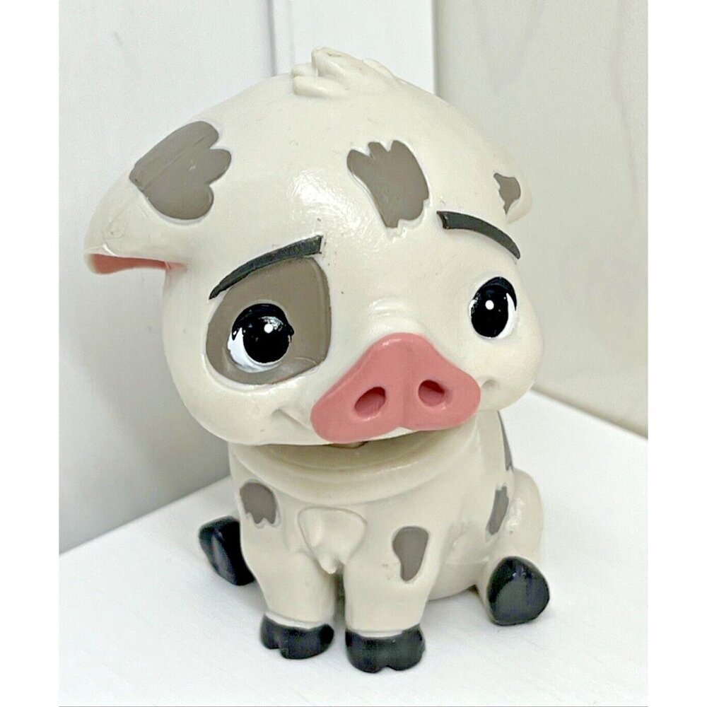 Disney Pua Pig Moana PET Figurine PVC Toy Figure Cake Topper 2.5" BOBBLE HEAD‎